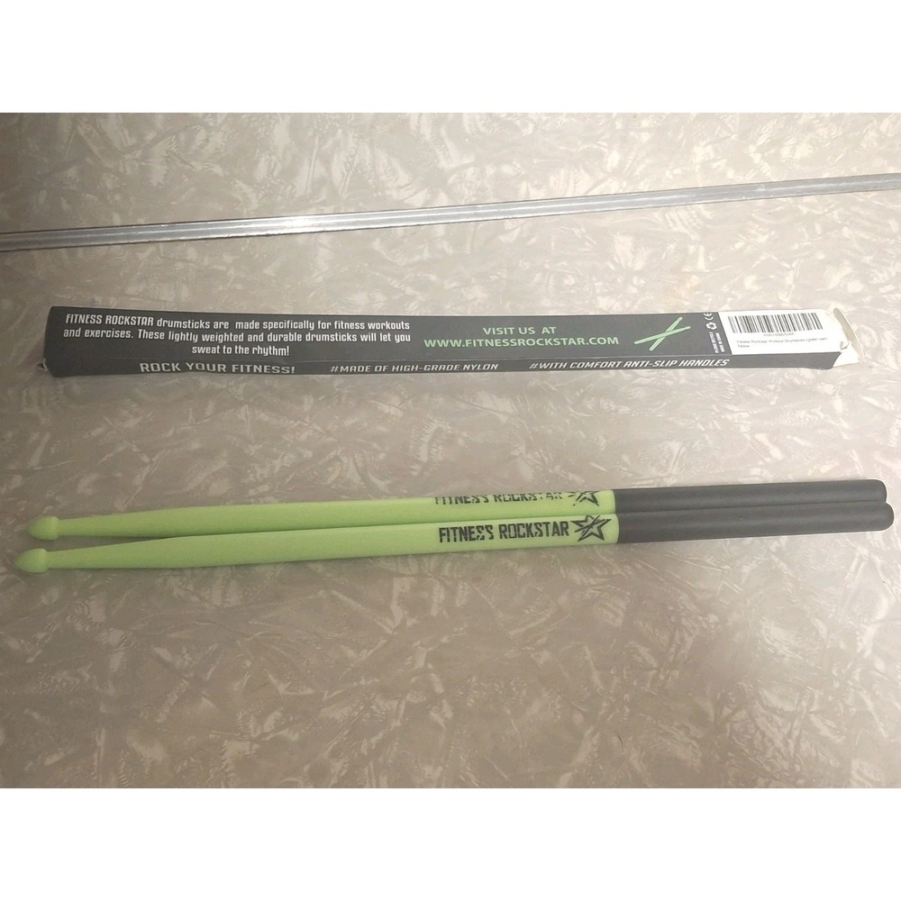 Fitness Rockstar Drumsticks for Fitness & Aerobic Workout Classes Pre-Owned - Picture 4 of 4